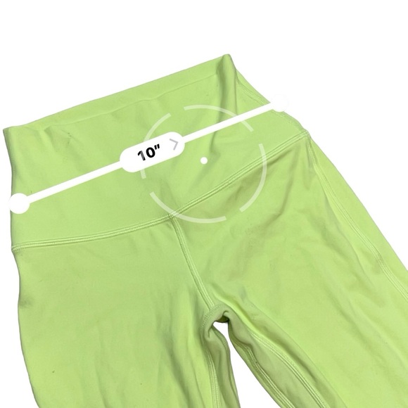 Lululemon women’s‎ align neon green/yellow leggings size 2 RN 106259 - Picture 3 of 7